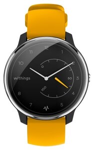 Умные часы Withings Move ECG, черные, трекер активности и сна с монитором ЭКГ, подключенным GPS