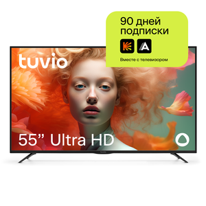 55" Телевизор Tuvio STV-55FDUBK1R 2023 LED