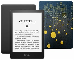 Электронная книга Amazon Kindle PaperWhite 2021 8Gb black Ad-Supported с обложкой ReaderONE