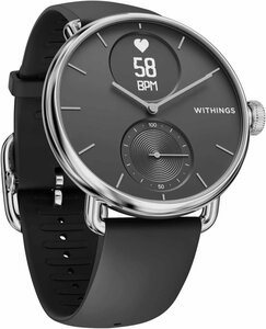 Гибридные умные часы Withings ScanWatch Horizon 38 мм, ЭКГ, пульсометром и оксиметром