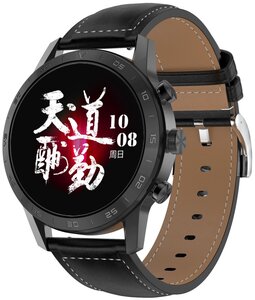 Часы Smart Watch GARSline KK70 черные (черная кожа)