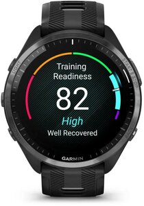 Смарт-часы Garmin Forerunner 965 черные, темно-серый DLC титановый безель