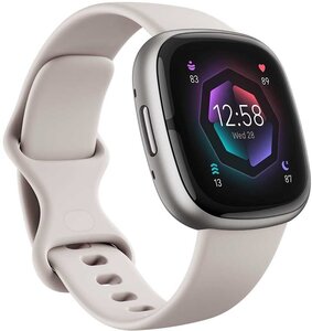 Умные часы FitBit Sense 2 Lunar White / Platinum