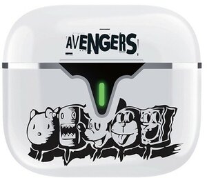 Наушники Qumo LiFE Avengers ВТ 0101 беспроводные, вкладыши, с микрофоном, TWS, Bluetooth