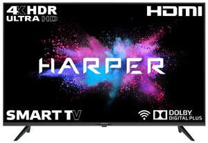 43" Телевизор HARPER 43U750TS 2020 LED, HDR