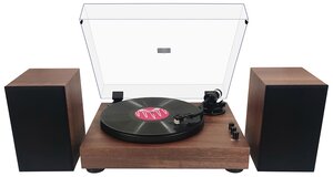 Music Public Kingdom TT35ATS brown wood проигрыватель винила