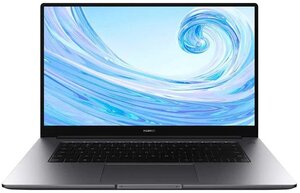 Ноутбук Huawei MateBook D BoDE-WDH9, 15.6", IPS, Intel Core i5 1155G7, DDR4 8ГБ, SSD 512ГБ, Intel Iris Xe graphics